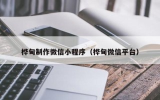 梨树县桦甸制作微信小程序（桦甸微信平台）